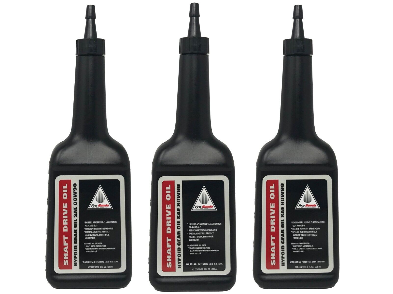 Honda Genuine OEM 8oz Shaft Drive Oil 08208-0080 - 3 Pack