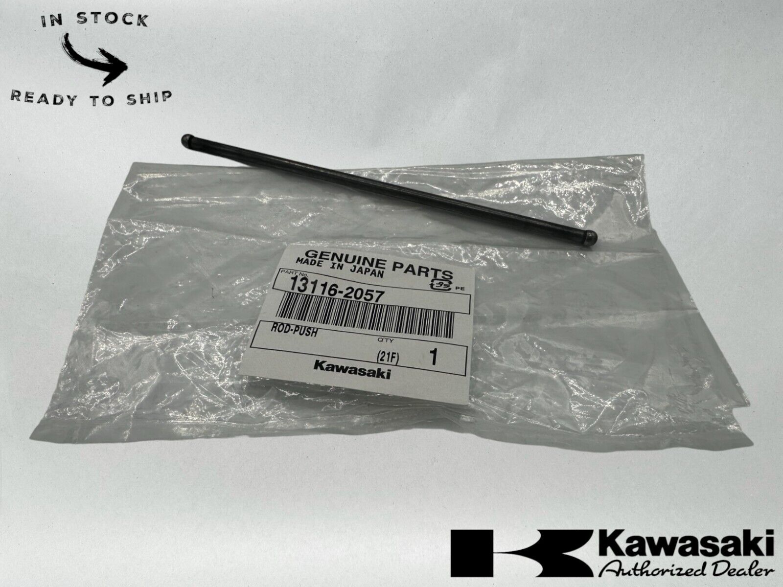 Kawasaki Genuine OEM Push Rod 13116-2057