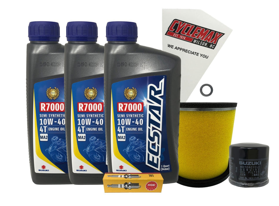 Semi-Synthetic Tune Up Kit w/ Spark Plug fits 2009-2014 Suzuki LT-A500