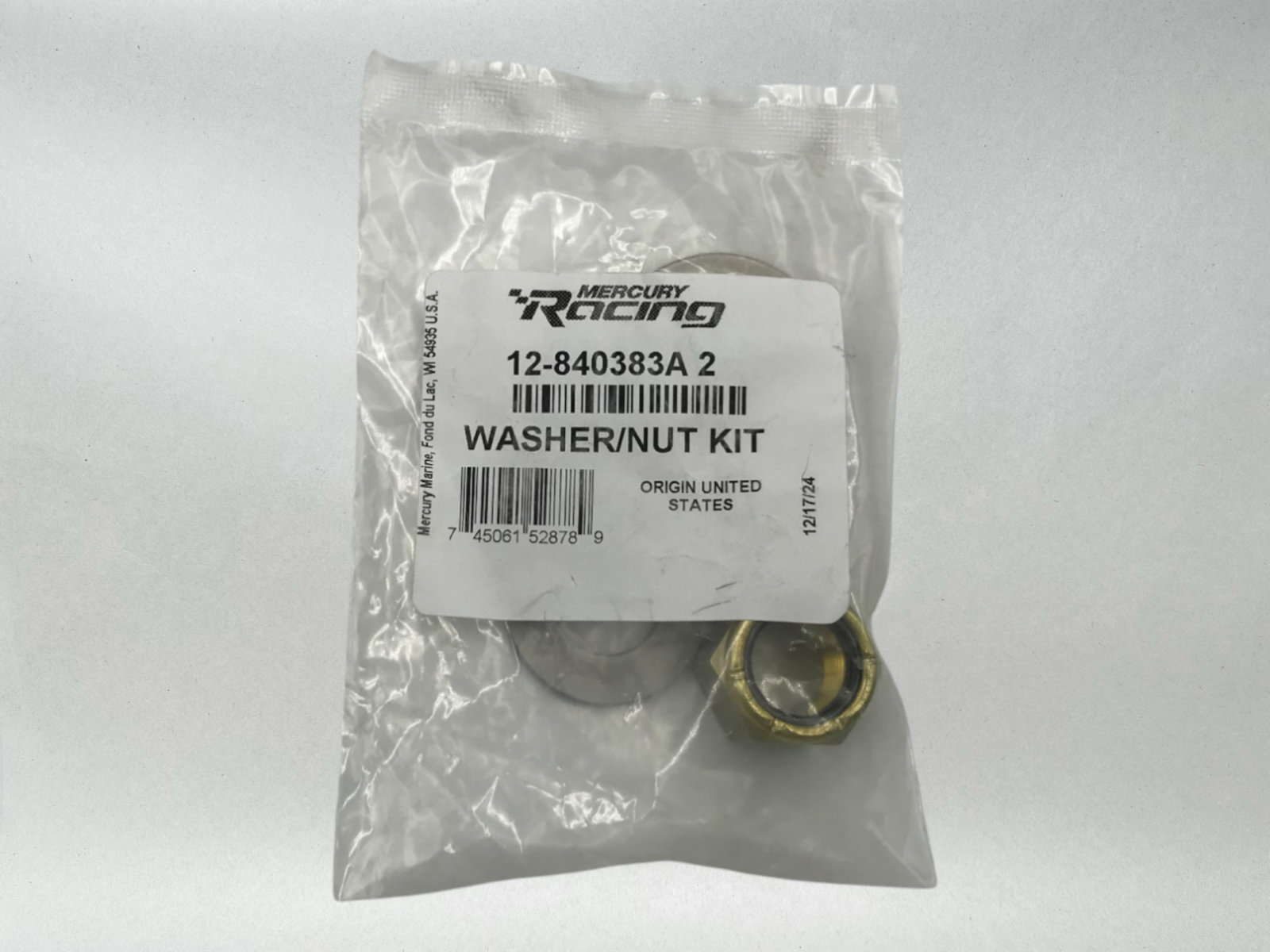 Mercury OEM Mercruiser Quicksilve Propeller Nut Kit Heavy Duty 12-840383A2