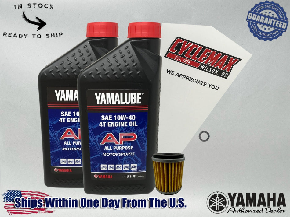 Standard Yamalube Oil Change Kit fits 2021-2025 Yamaha WR450