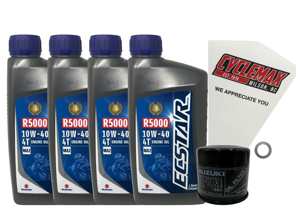 Genuine OEM Standard Oil Change Kit fits 2002-2023 Suzuki LT-A400