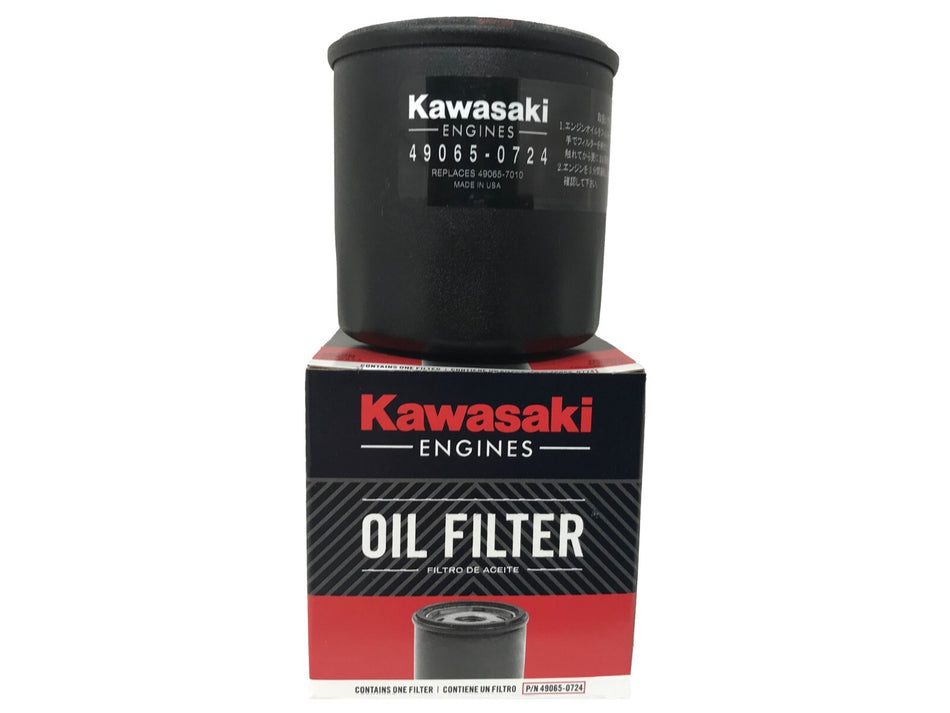 OEM Kawasaki Oil Filter 49065-0724 (replaces 49065-7010)