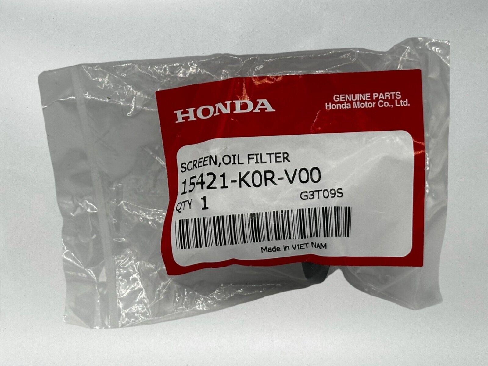 Honda Genuine OEM Authentic Oil Filter 15421-K0R-V00