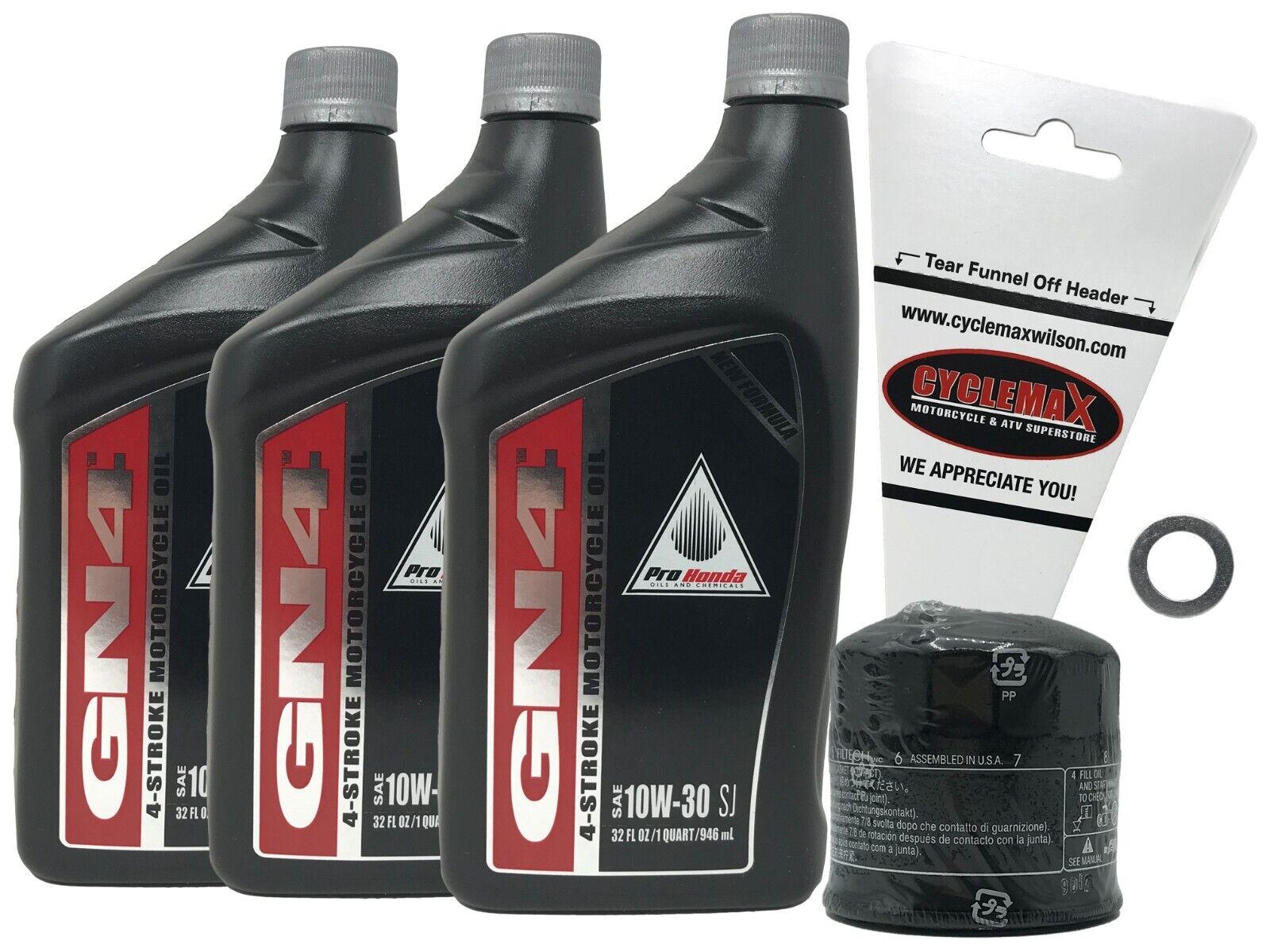 Cyclemax Genuine 1983-1986 Honda VT500 C/F Shadow Ascot Oil Change Kit