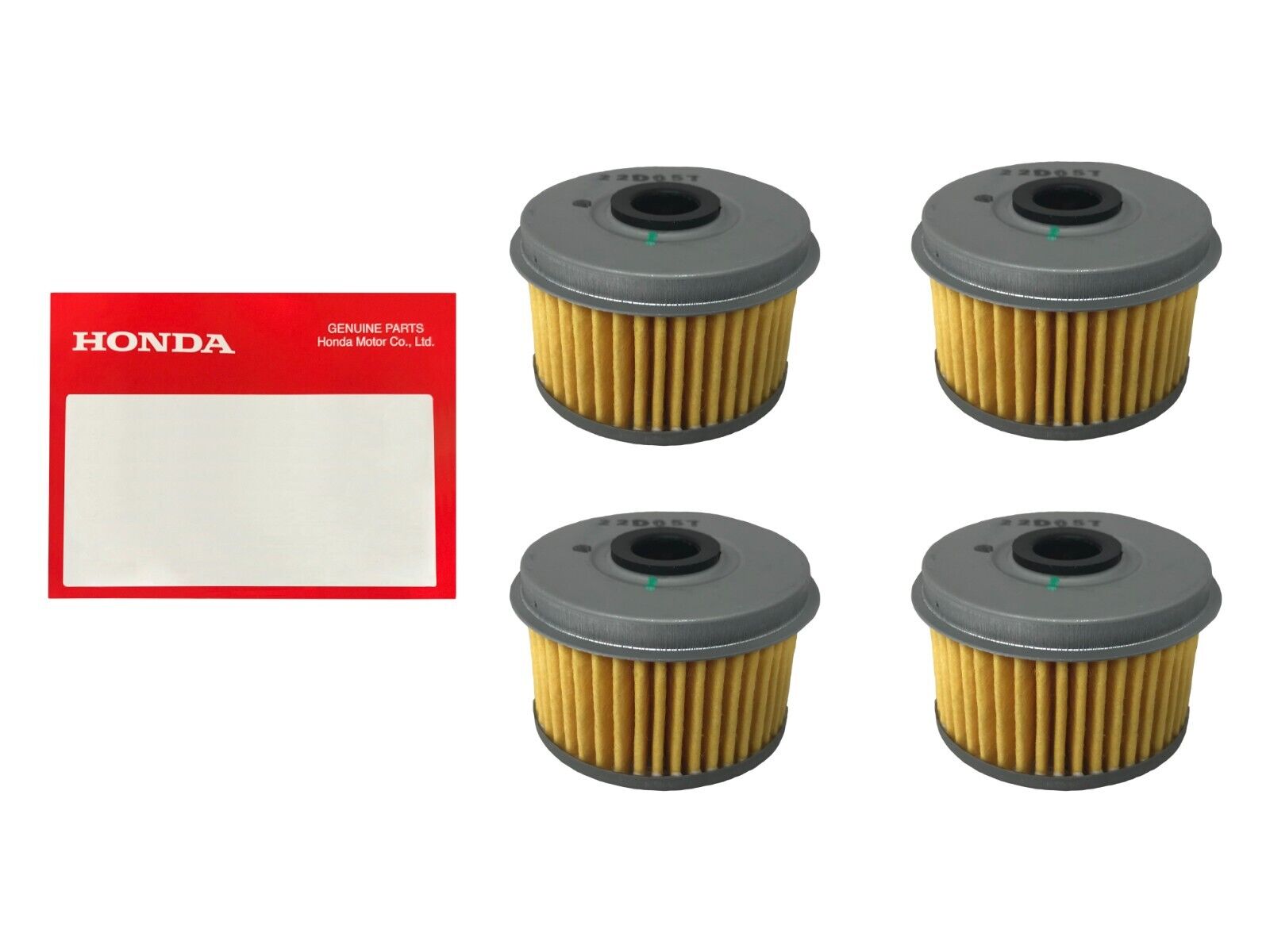 4 Pack OEM Honda Oil Filter 15410-KYJ-902 Replaces (15410-KYJ-901)