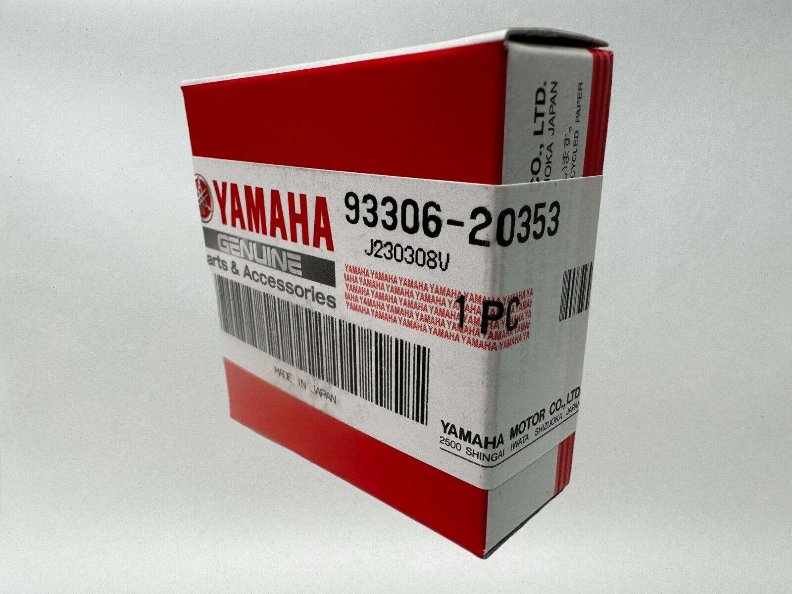 Yamaha Genuine OEM Bearing 93306-20353-00