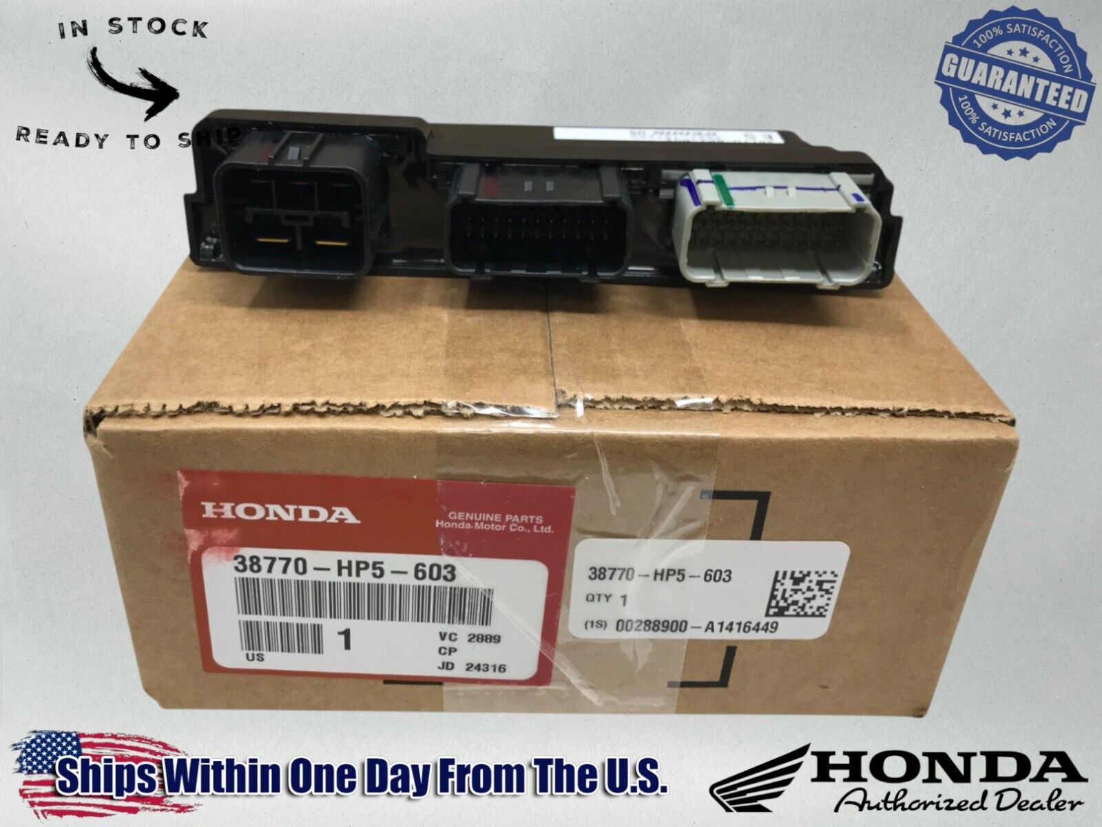 Honda Genuine OEM Authentic 2007-2008 TRX420FE TE PGM-FI UNIT 38770-HP5-603