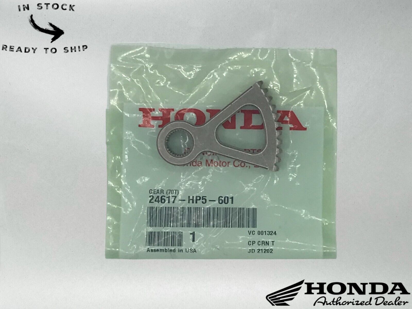 Honda Genuine OEM Gear (70T) 24617-HP5-601