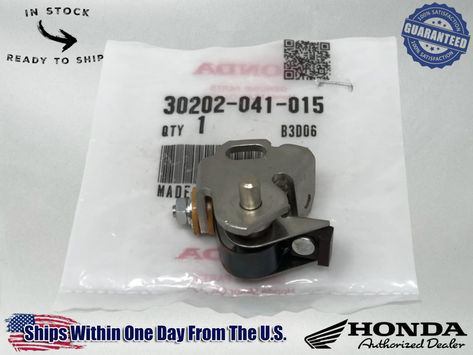 Honda OEM FACTORY IGNITION CONTACT BREAKER POINTS - FITS MANY MODELS