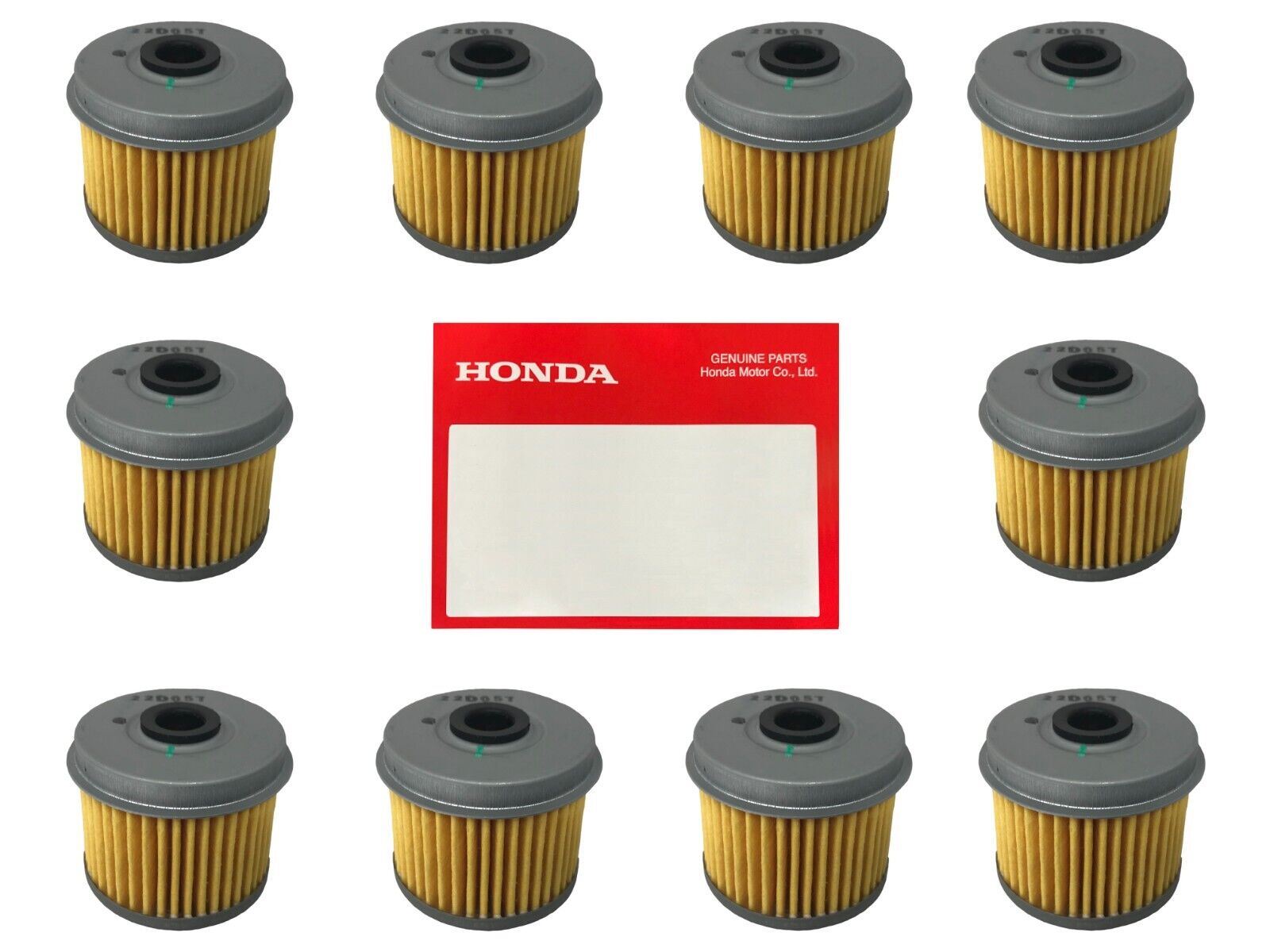 10 Pack OEM Honda Oil Filter 15410-KYJ-902 Replaces (15410-KYJ-901)