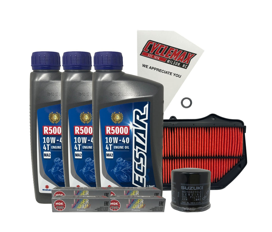 Suzuki Ecstar Standard Tune-Up Kit for 2011-2022 GSX-R600 with Spark Plugs