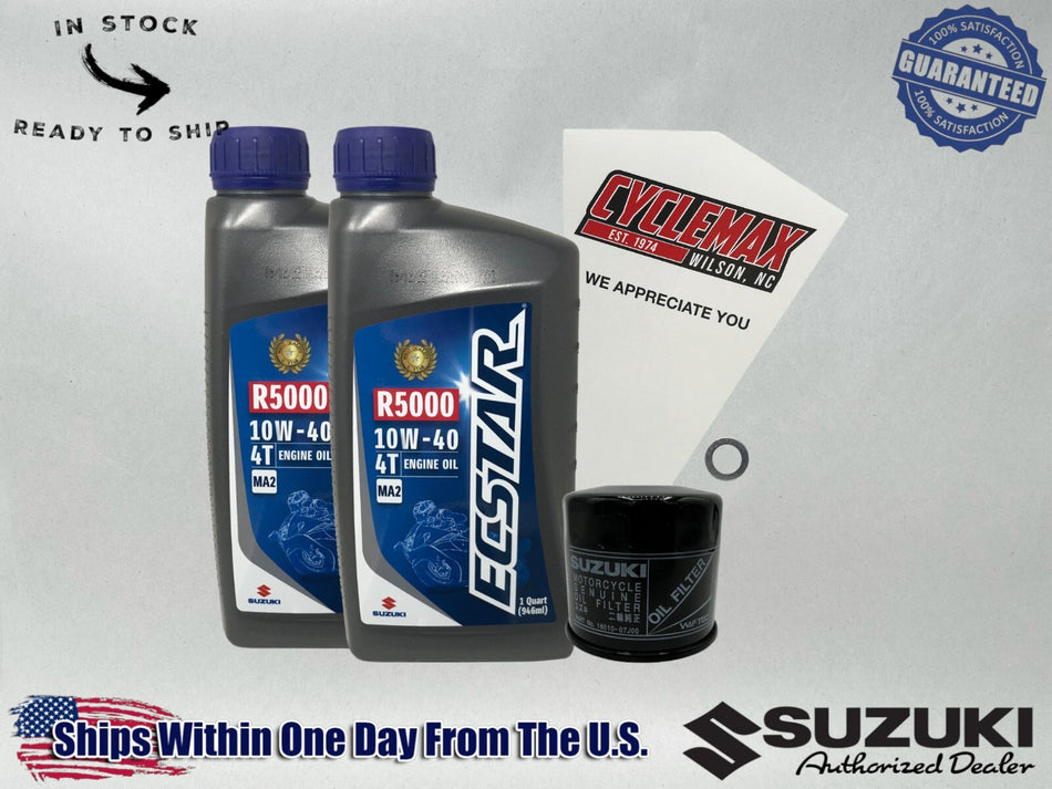 Suzuki Ecstar Standard Oil Change Kit for 2017-2025 GSX-250R