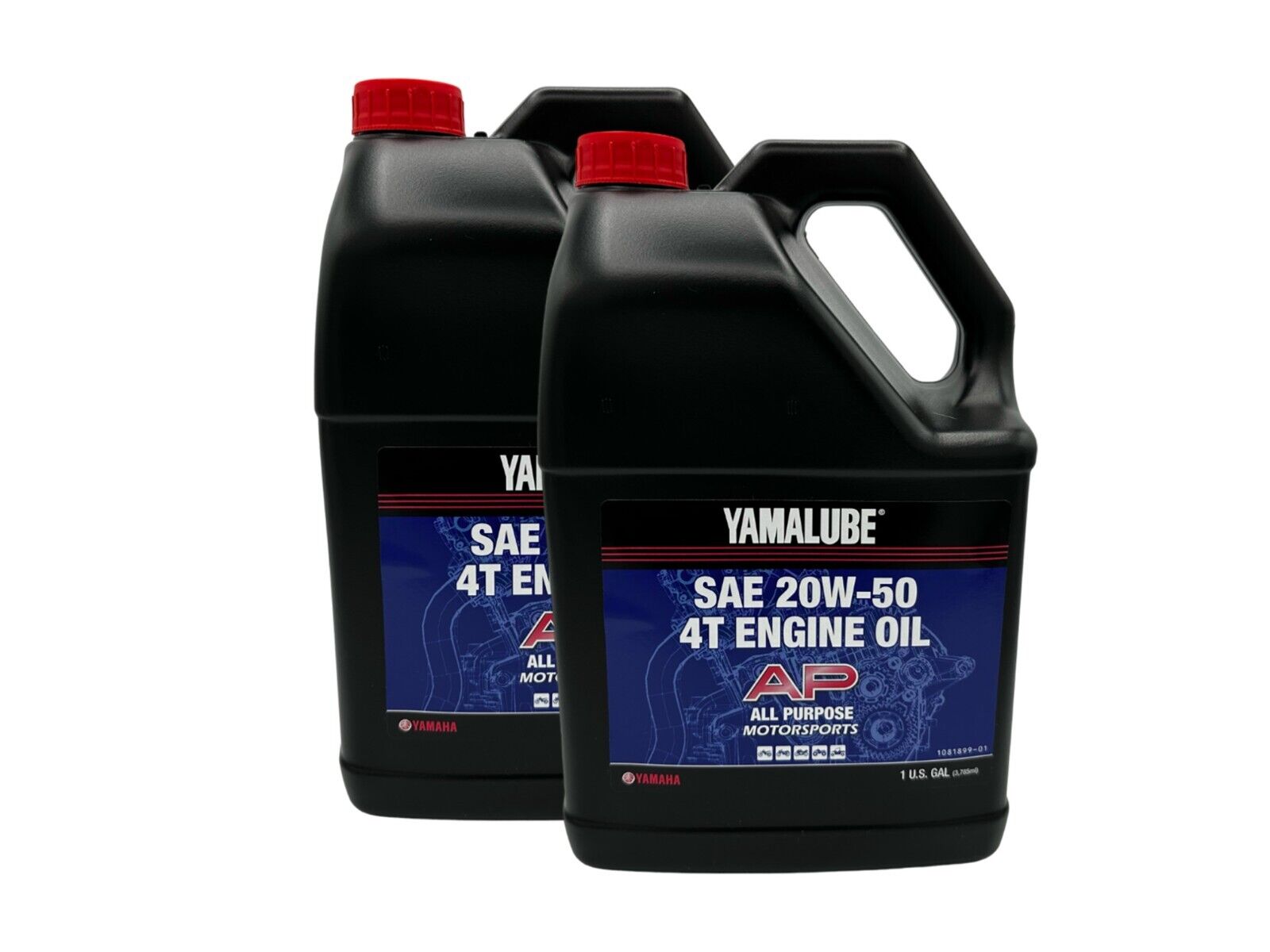 Yamalube 20W-50 All Purpose 4 Stroke Engine Oil LUB-20W50-AP-04-2PACK