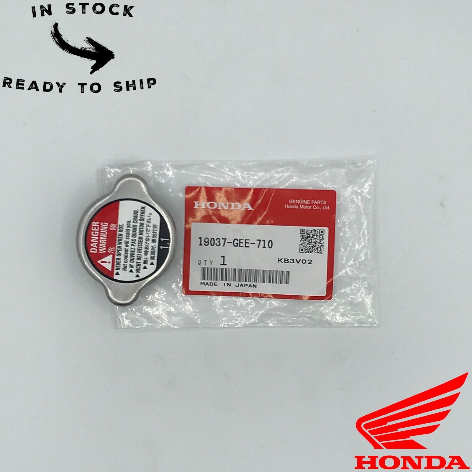 Genuine OEM Honda Radiator Cap 19037-GEE-710