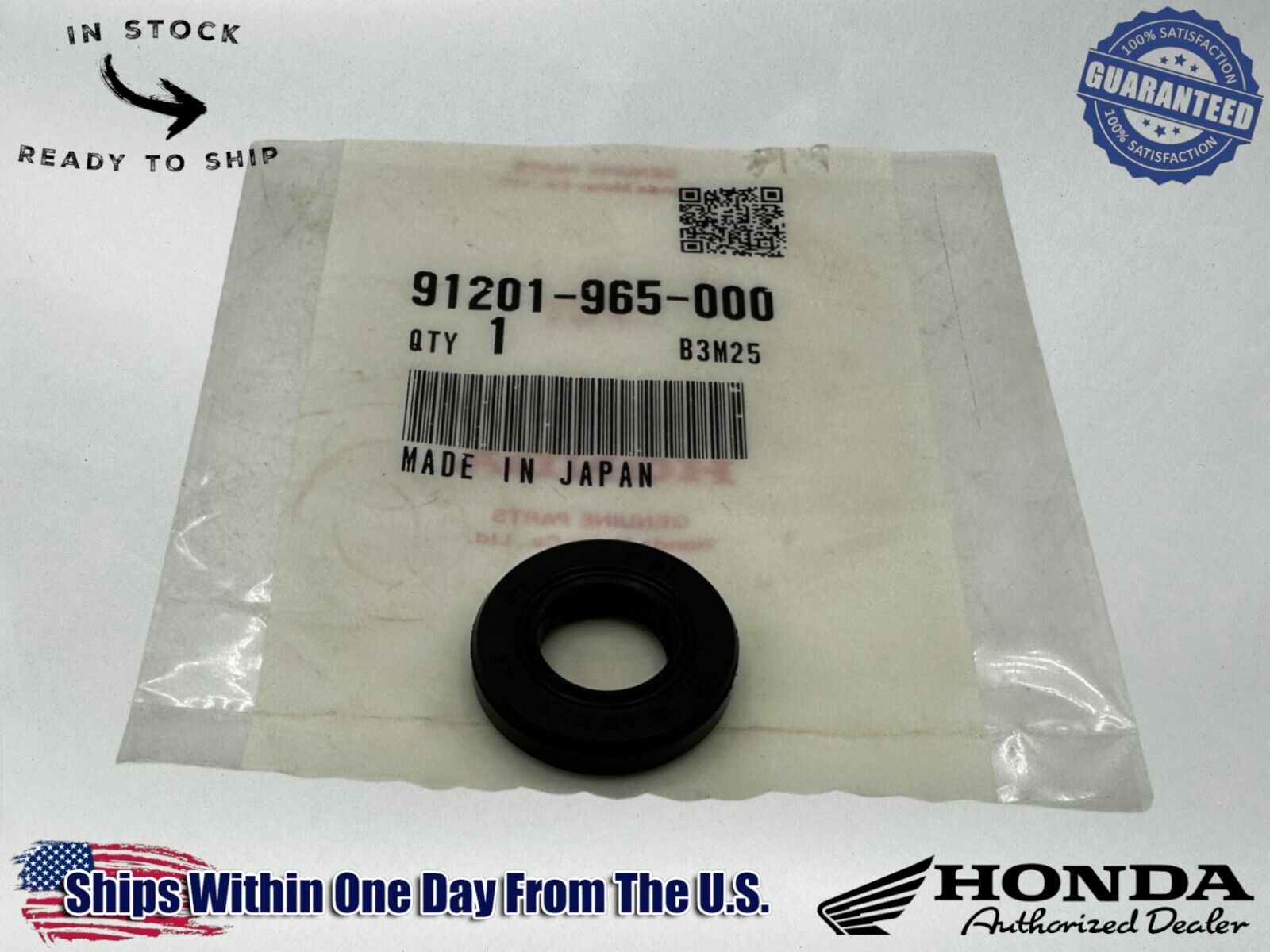 Honda Genuine OEM Authentic Oil Seal 12X22X5 91201-965-000