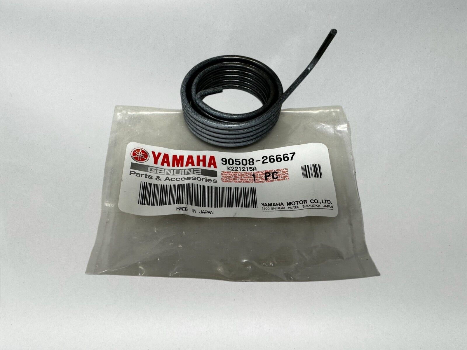 Yamaha Genuine OEM Torsion Spring 90508-26667-00