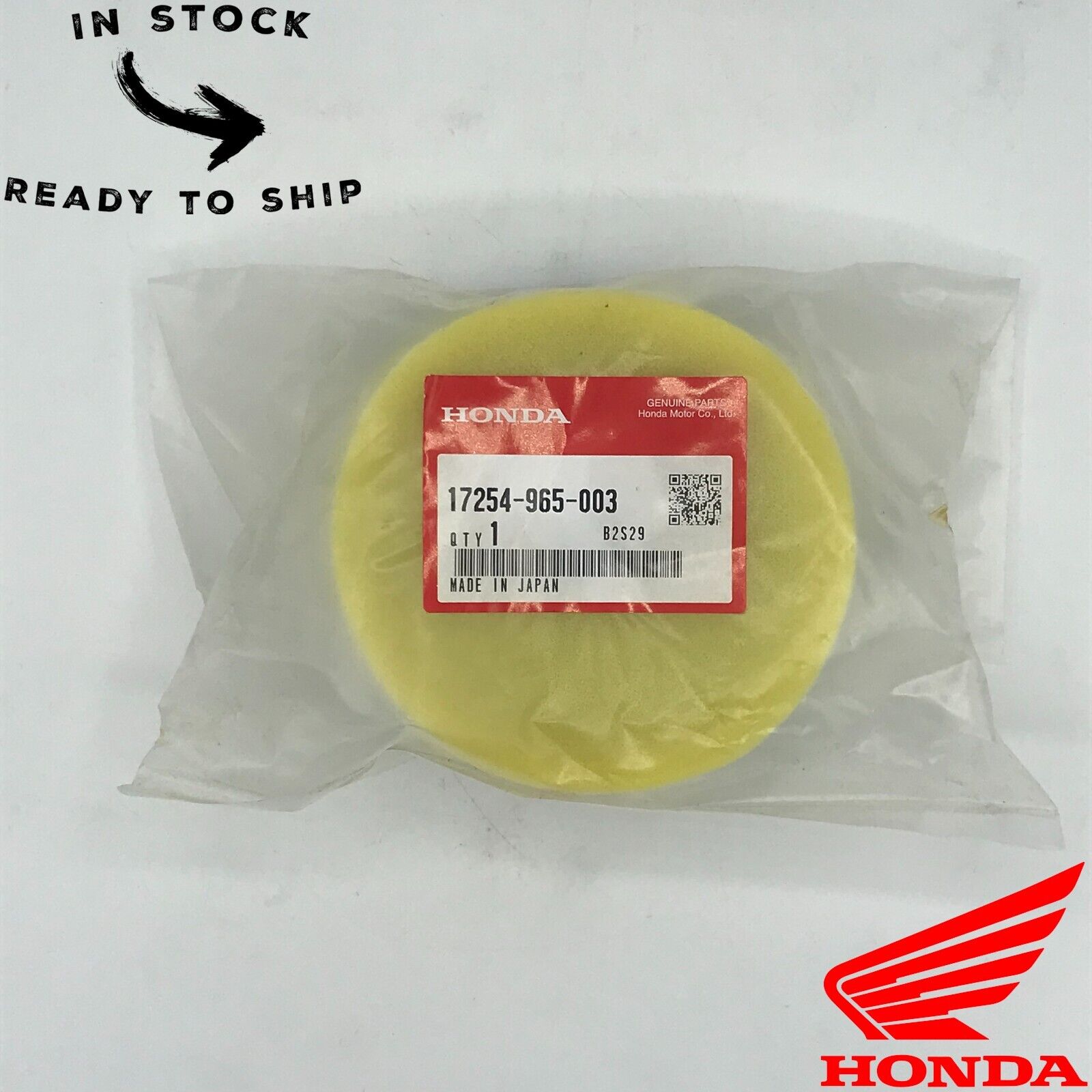 Genuine OEM Honda Air Filter 17254-965-003