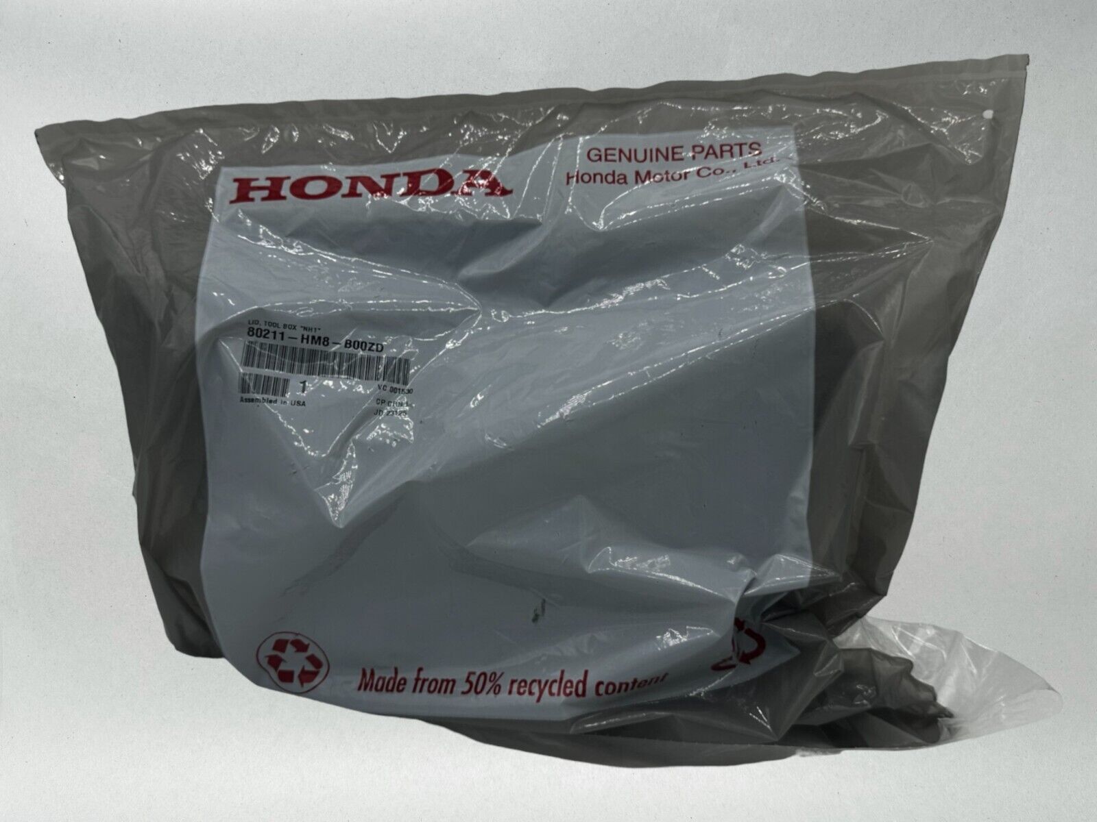 Honda Genuine OEM Authentic Tool Box Lid NH1 80211-HM8-B00ZD