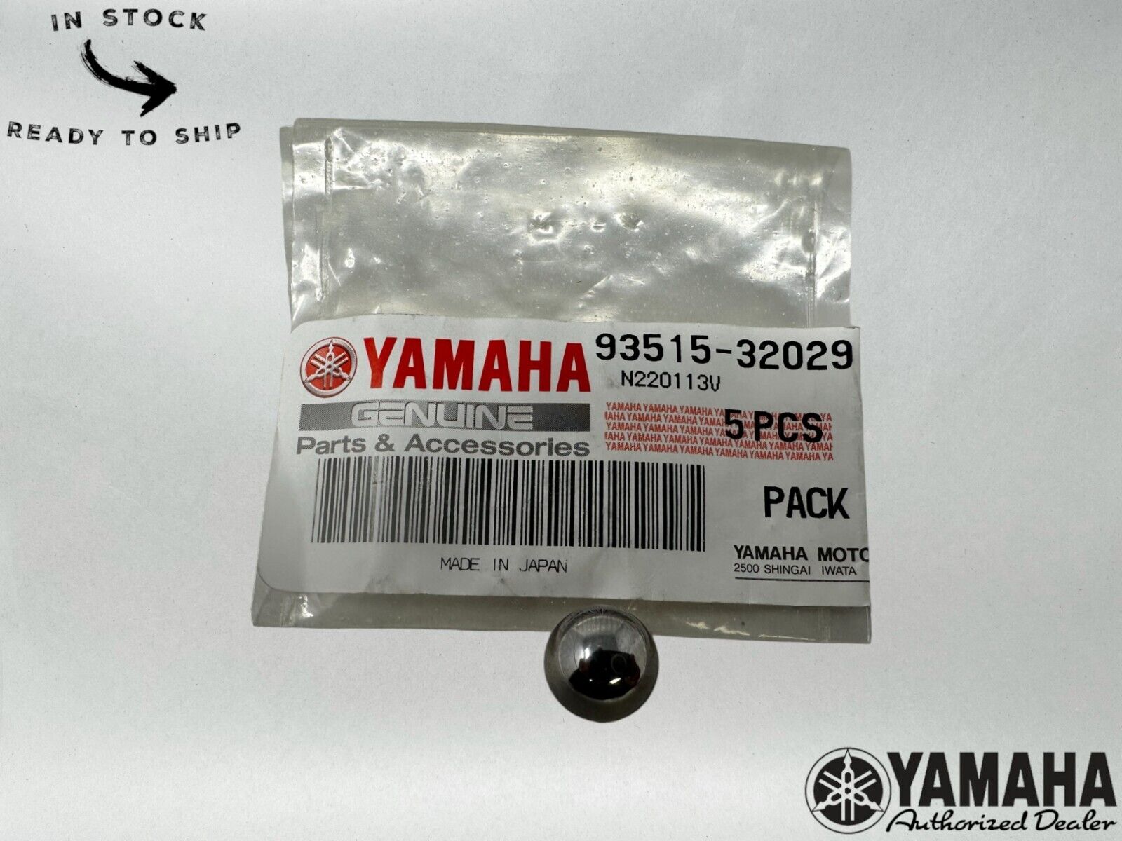 Yamaha Genuine OEM Ball 15/32 93515-32029-00