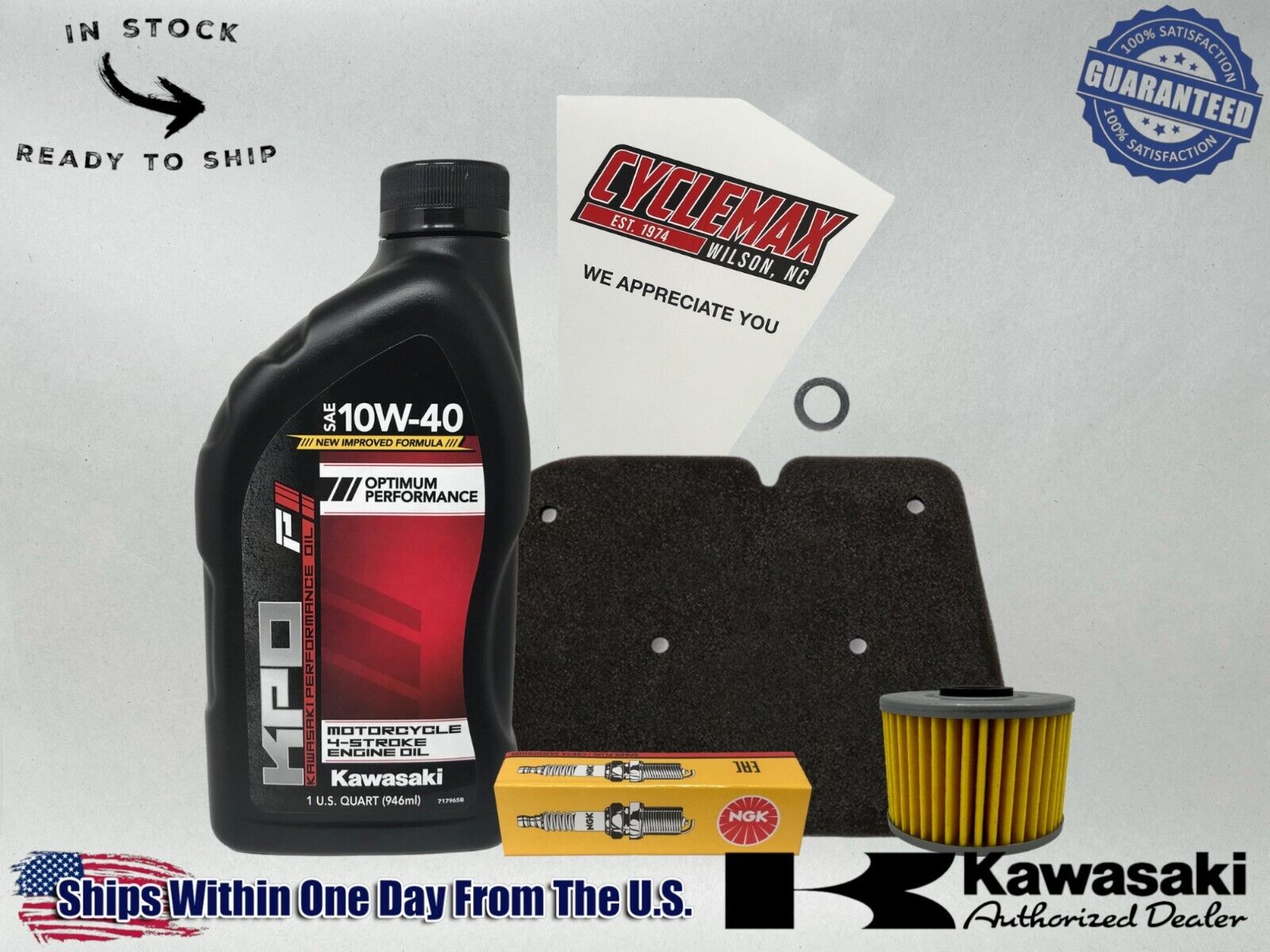 Cyclemax Standard KPO Tune-Up Kit fits 2020-2024 Kawasaki KLX230