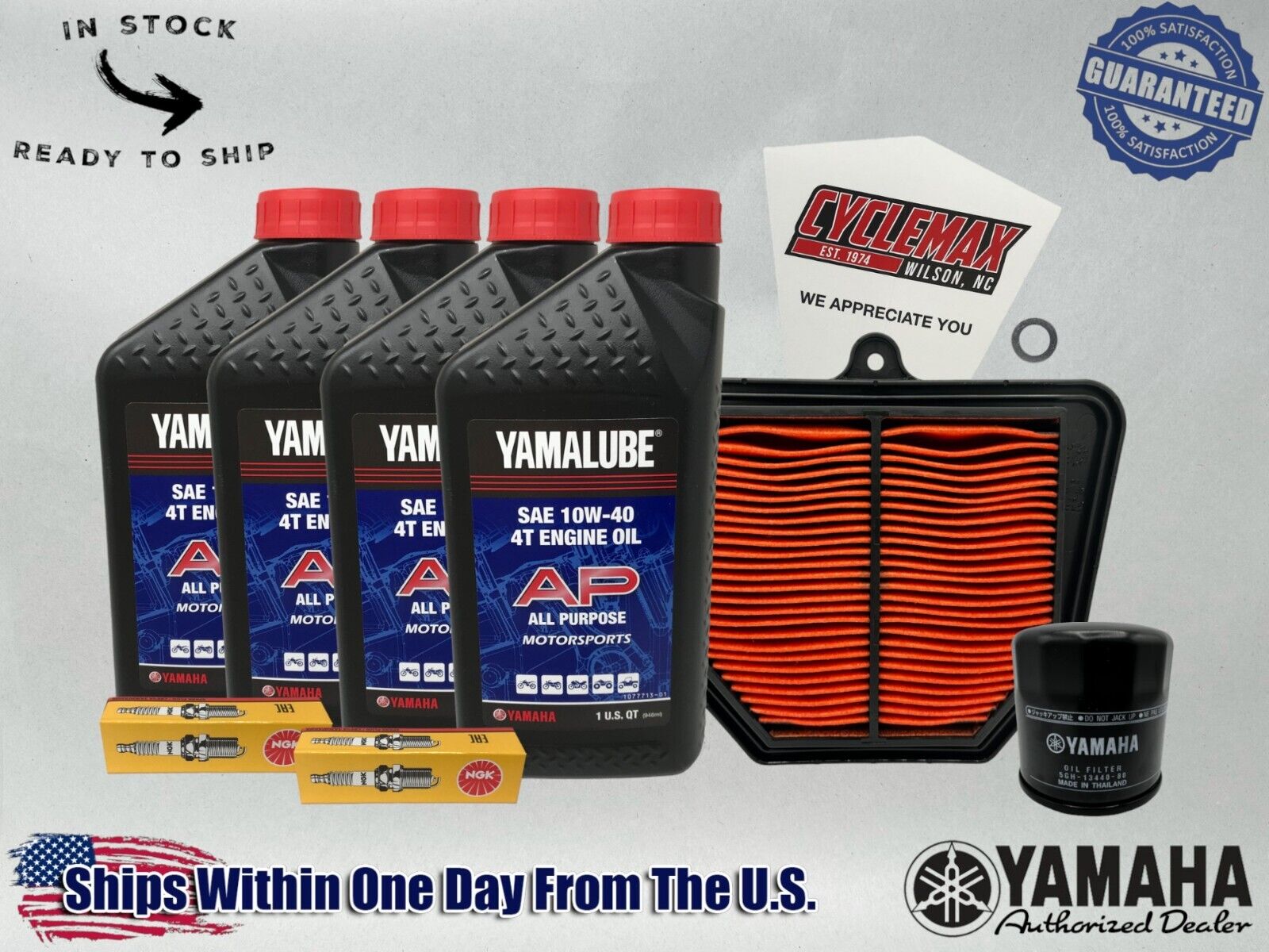 Cyclemax Standard Yamalube Tune-Up Kit fits 2006-2015 Yamaha FZ-1