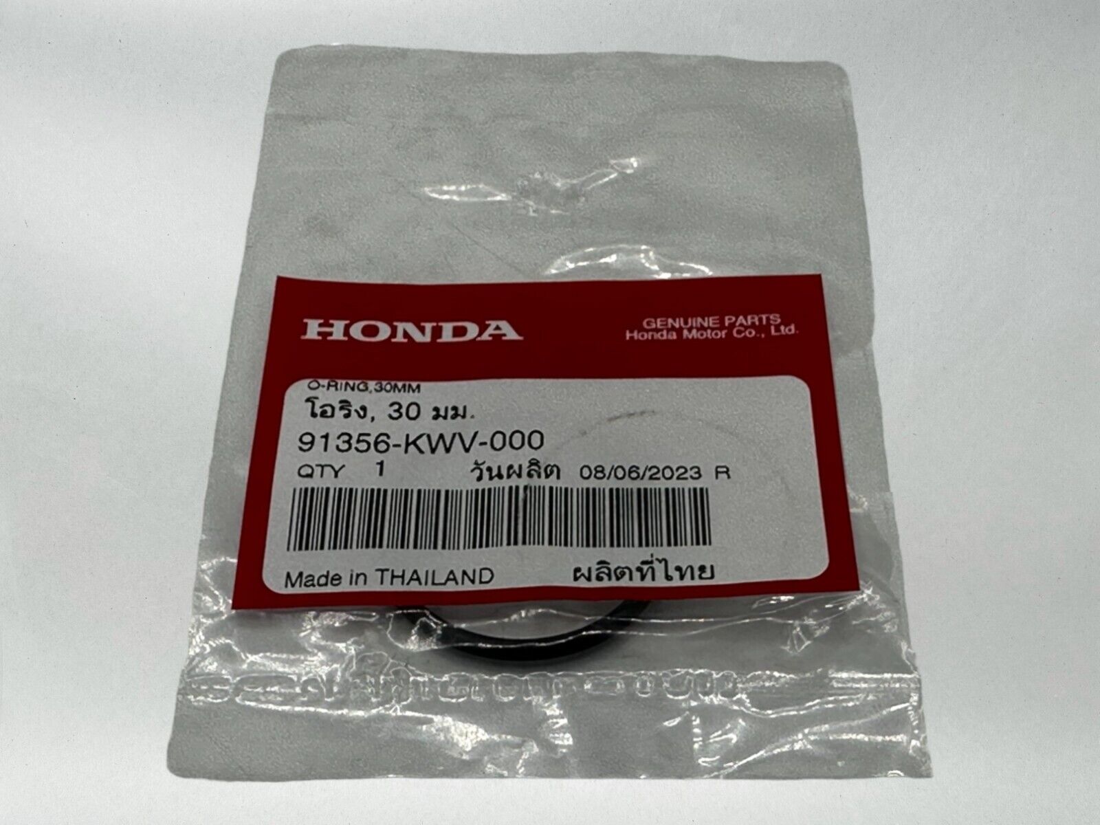 Honda Genuine OEM Authentic O-Ring (30mm) 91356-KWV-000