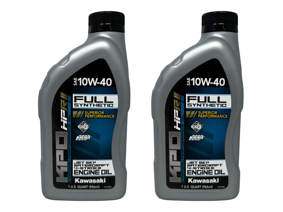 Kawasaki Genuine OEM KPO Full Synthetic Jet Ski Oil K61022-500-01Q - 2 Quarts