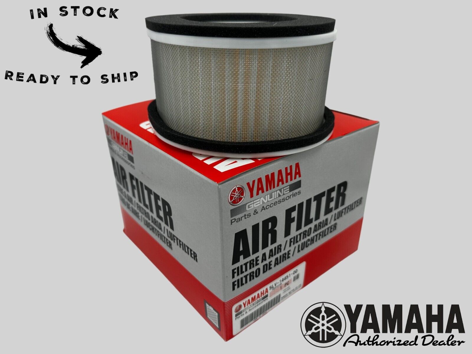 Yamaha Genuine OEM Authentic Air Filter 5LV-14451-00-00