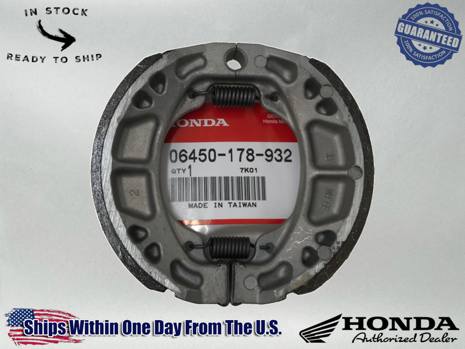 Honda OEM Front or Rear Brake Shoe Shoes Pads CT 70 90 110 Trail 06450-178-932