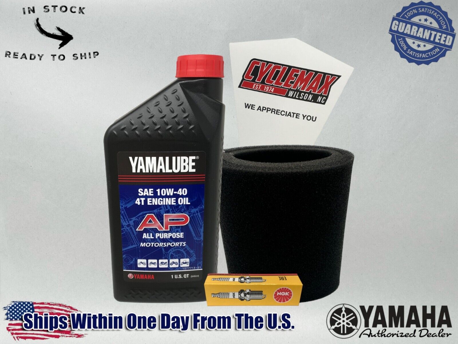 Cyclemax Standard Yamalube Tune-Up Kit fits 1985-2001 Yamaha BADGER