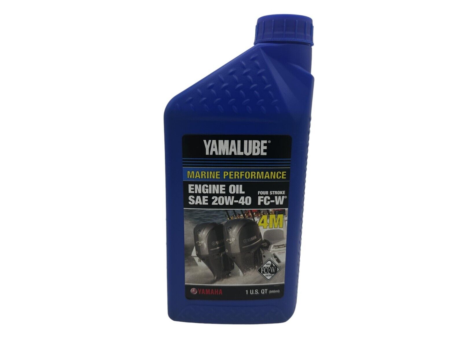 Yamaha Genuine OEM Yamalube Marine 20W-40 Oil LUB-20w40-FC-12 - 4 Pack