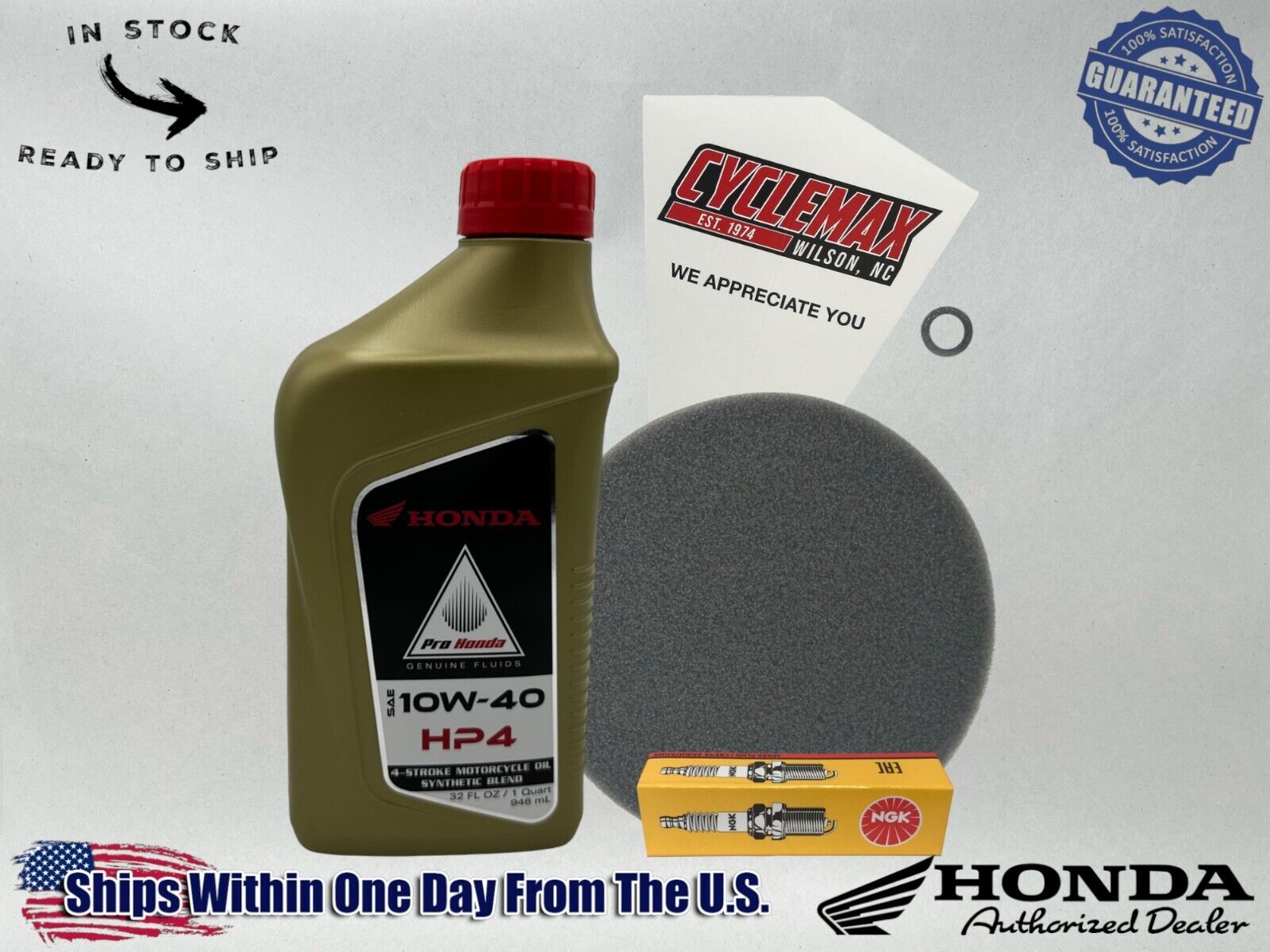 Cyclemax Semi-Synthetic HP4 Tune-Up Kit fits 2013-2024 Honda CRF50