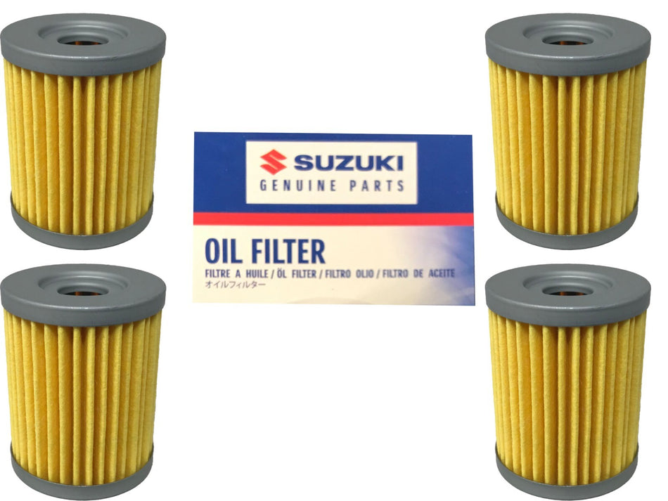 Suzuki Genuine OEM Oil filter 16510-25C00 4 Pack