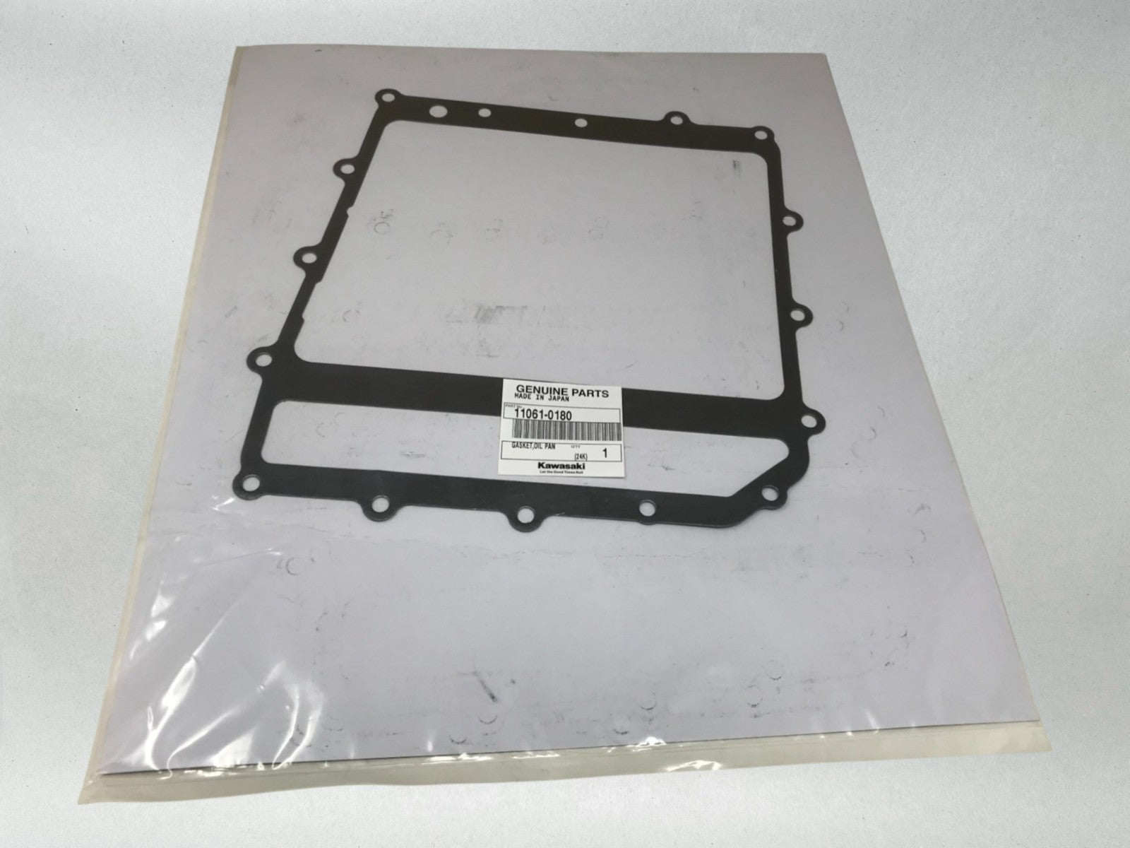 Kawasaki Genuine OEM Authentic 06-10 NINJA ZX-10R OIL PAN GASKET 11061-0180