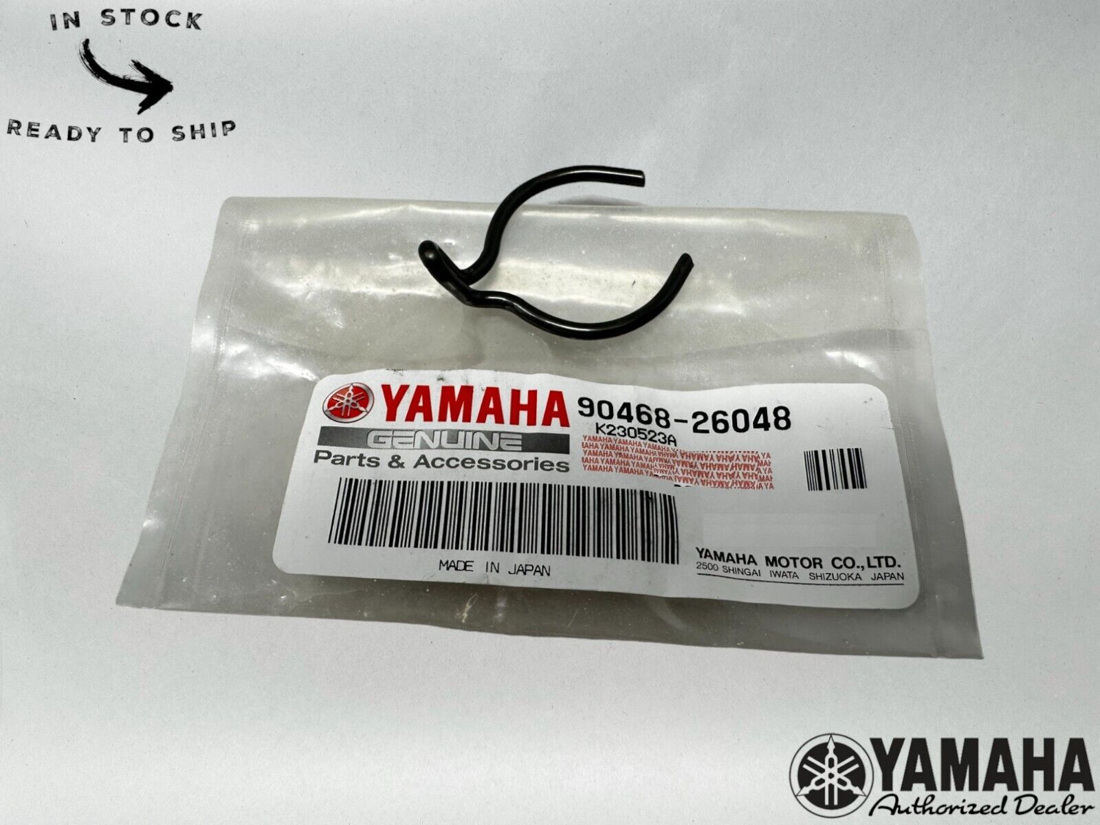 Yamaha Genuine OEM Clip 90468-26048-00