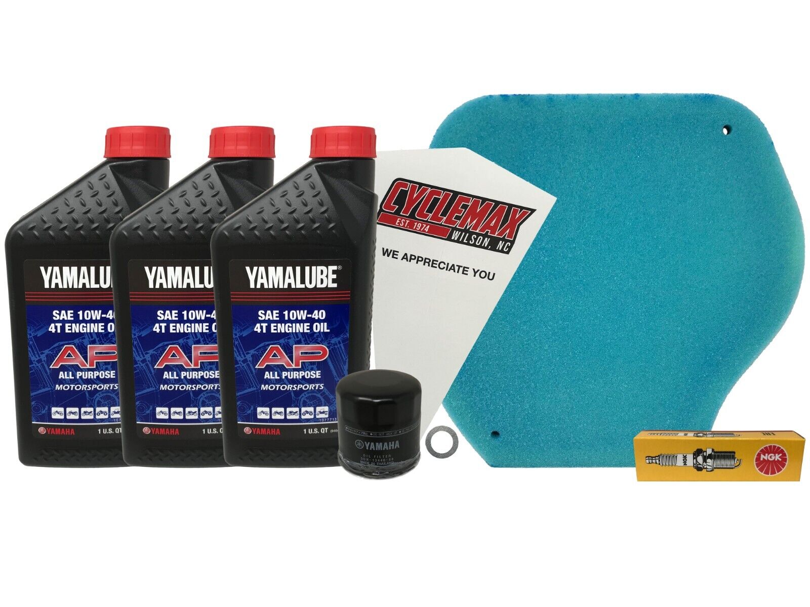 Cyclemax Genuine OEM Yamaha 2009-2014 Grizzly 550 Tune Up Kit