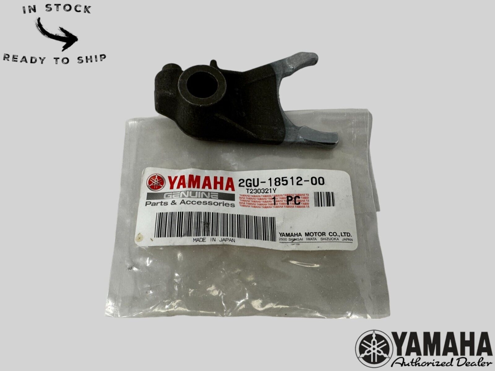 Yamaha Genuine OEM Authentic Shift Fork 2GU-18512-00-00