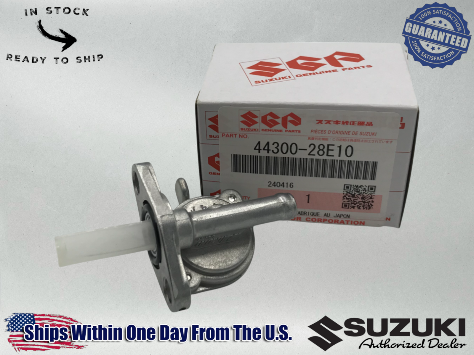 Suzuki OEM 1992-06 RM125 RM250 RM 125 250 FUEL PETCOCK ON OFF VALVE 44300-28E10