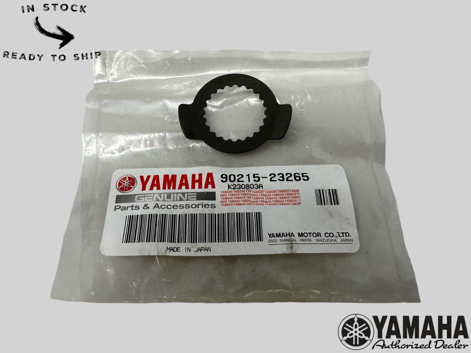 Yamaha Genuine OEM Authentic Lock Washer 90215-23265-00