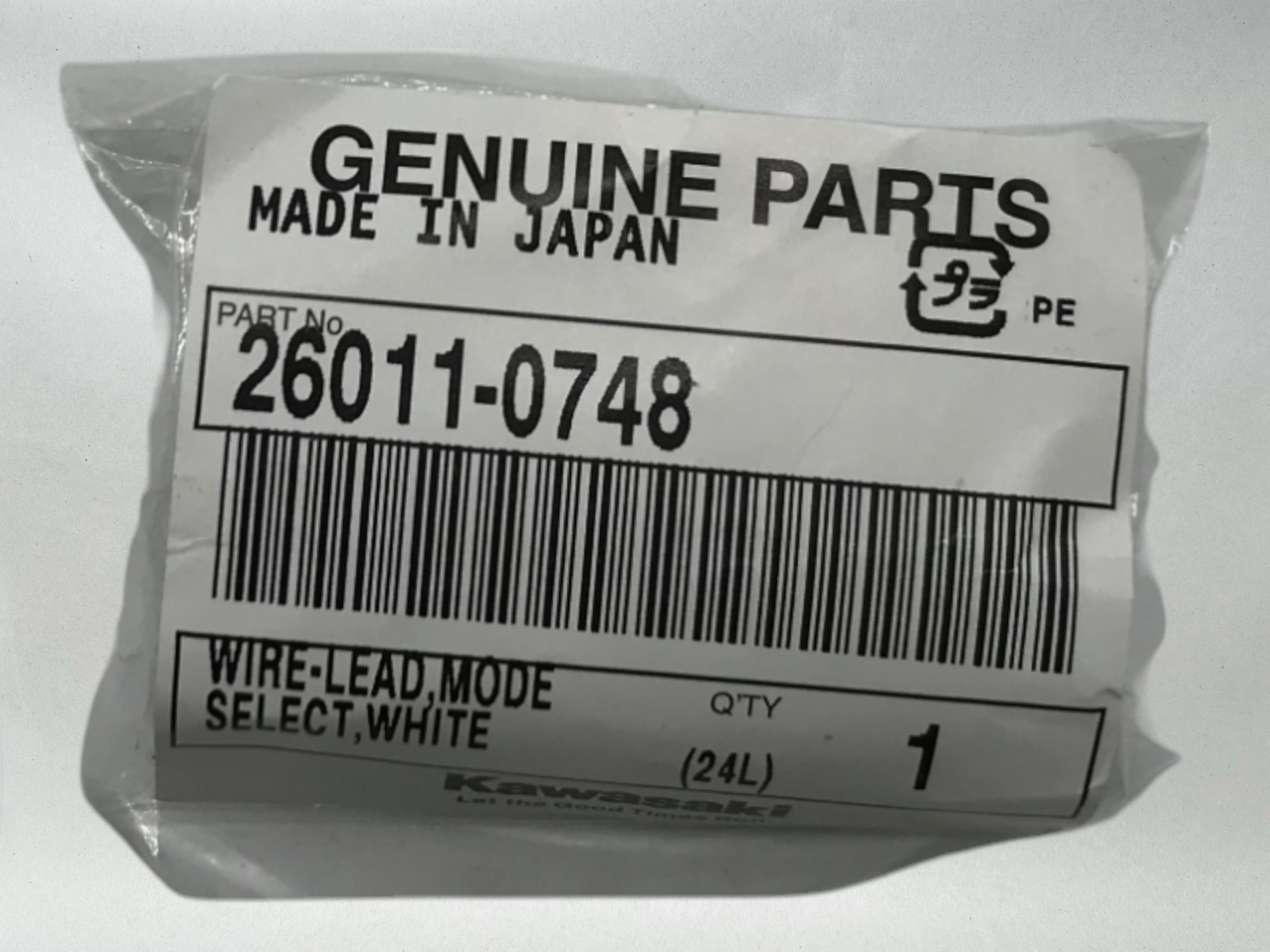 Kawasaki Genuine OEM Authentic KX250 KX450 DFI Wire-Lead Coupler 26011-0748