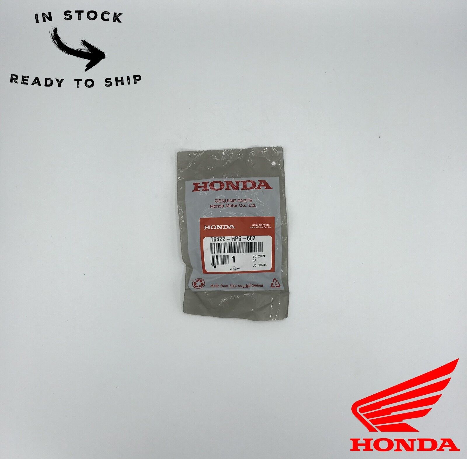 Genuine OEM Honda Fuel Injector Joint Cap 16422-HP5-602