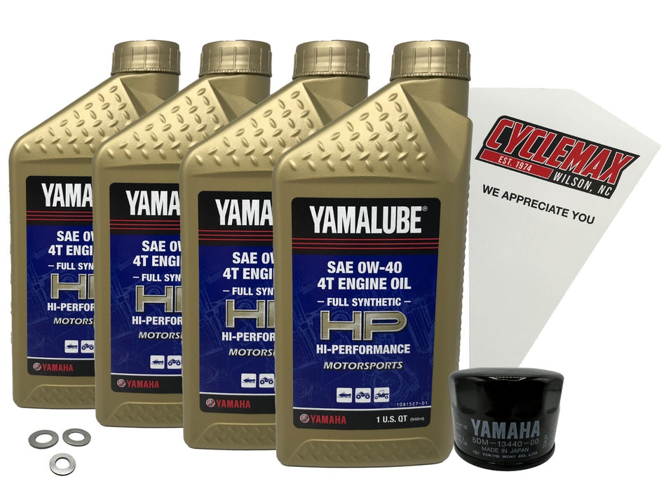 Yamaha Yamalube Full Synthetic Oil Change Kit for 2008-2010 FX NYTRO MTX
