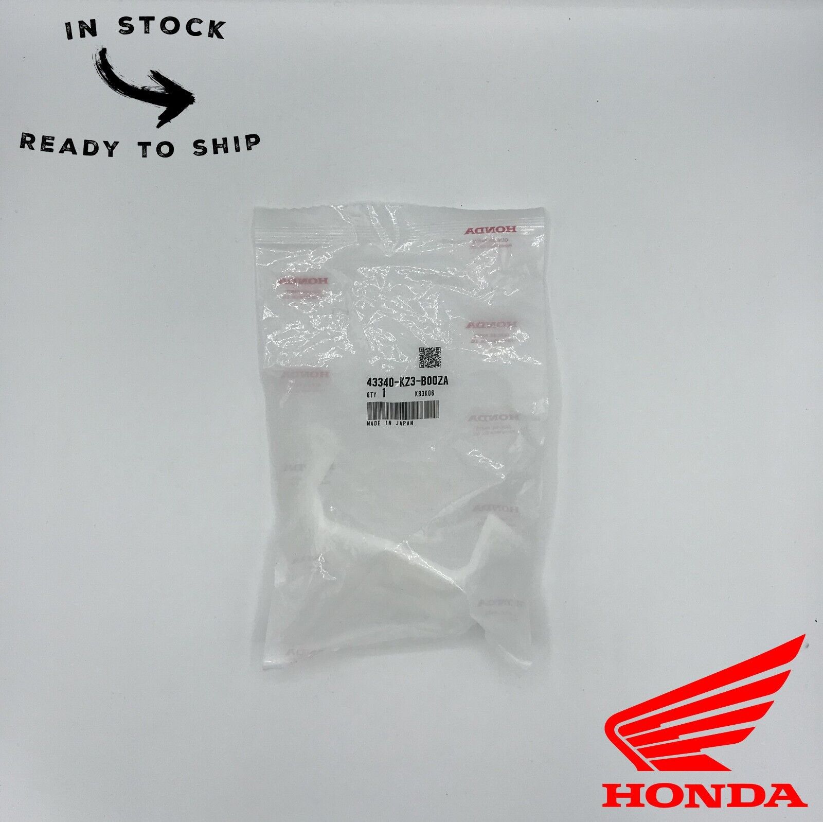 Genuine OEM Honda Rear Brake Cover Plastic 43340-KZ3-B00ZA