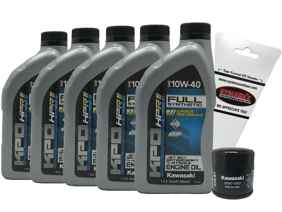 Kawasaki KPO Full Synthetic Oil Change Kit for 2011-2022 ULTRA 300