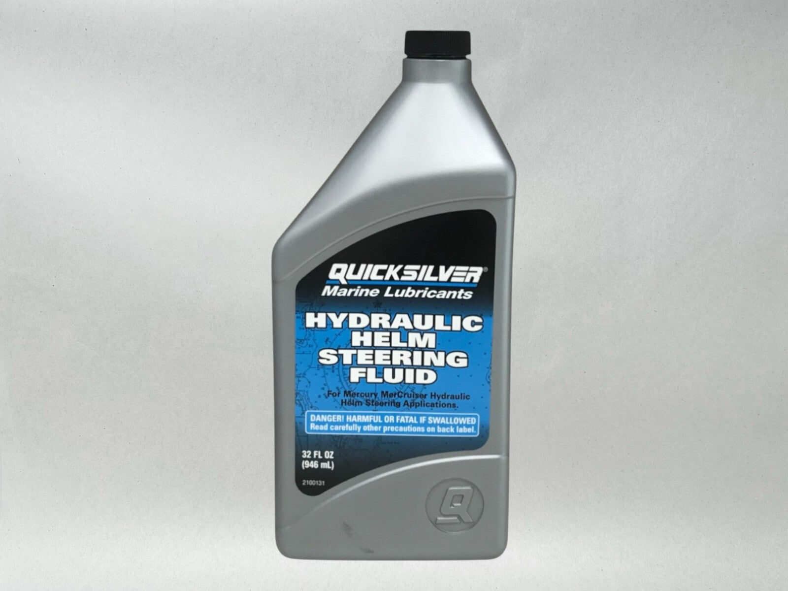 Quicksilver OEM Hydraulic Helm Steering Fluid Quarts 92-858078Q01 2 Pack
