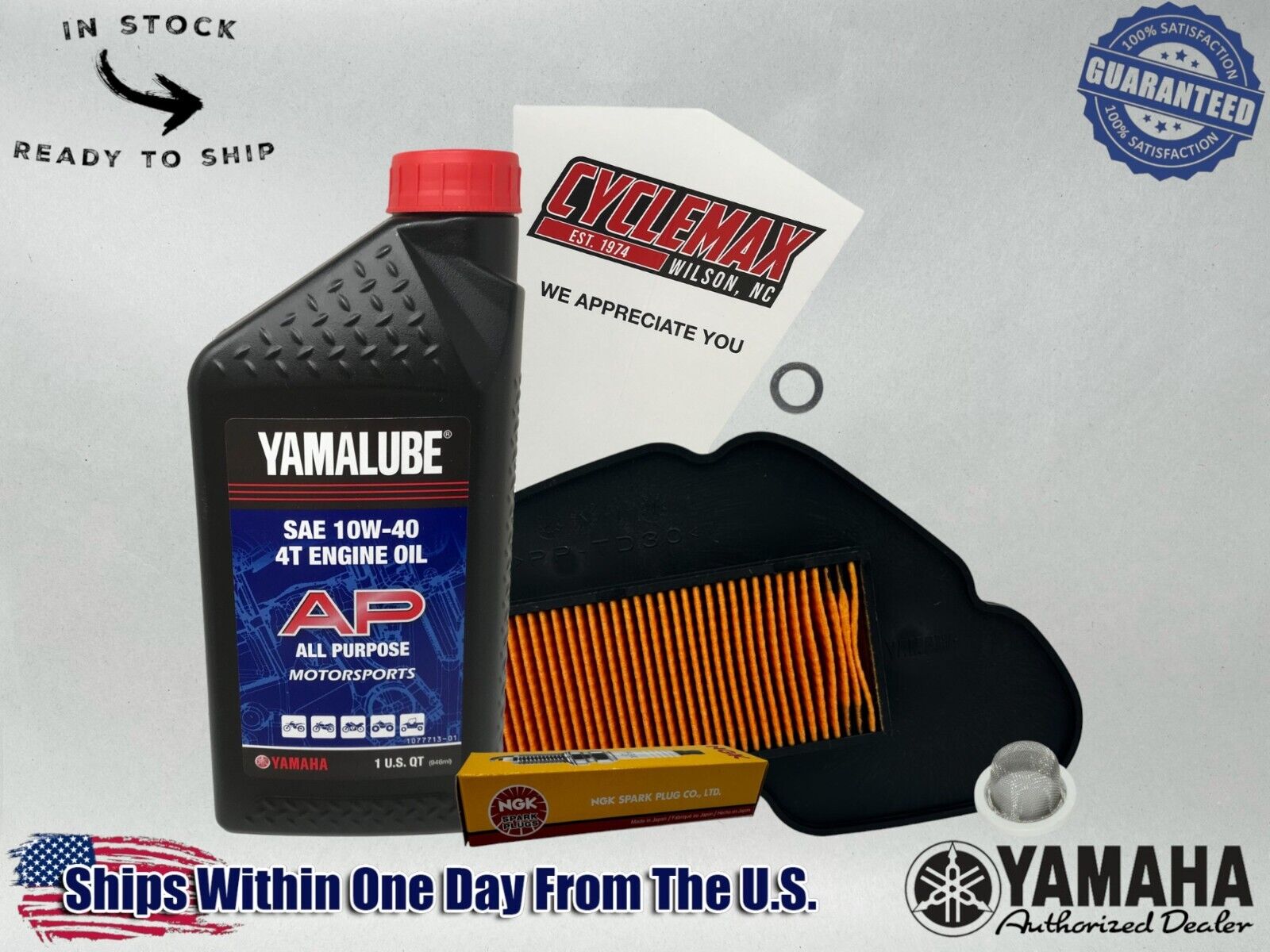 Cyclemax Standard Yamalube Tune-Up Kit fits 2006-2018 Yamaha VINO 50