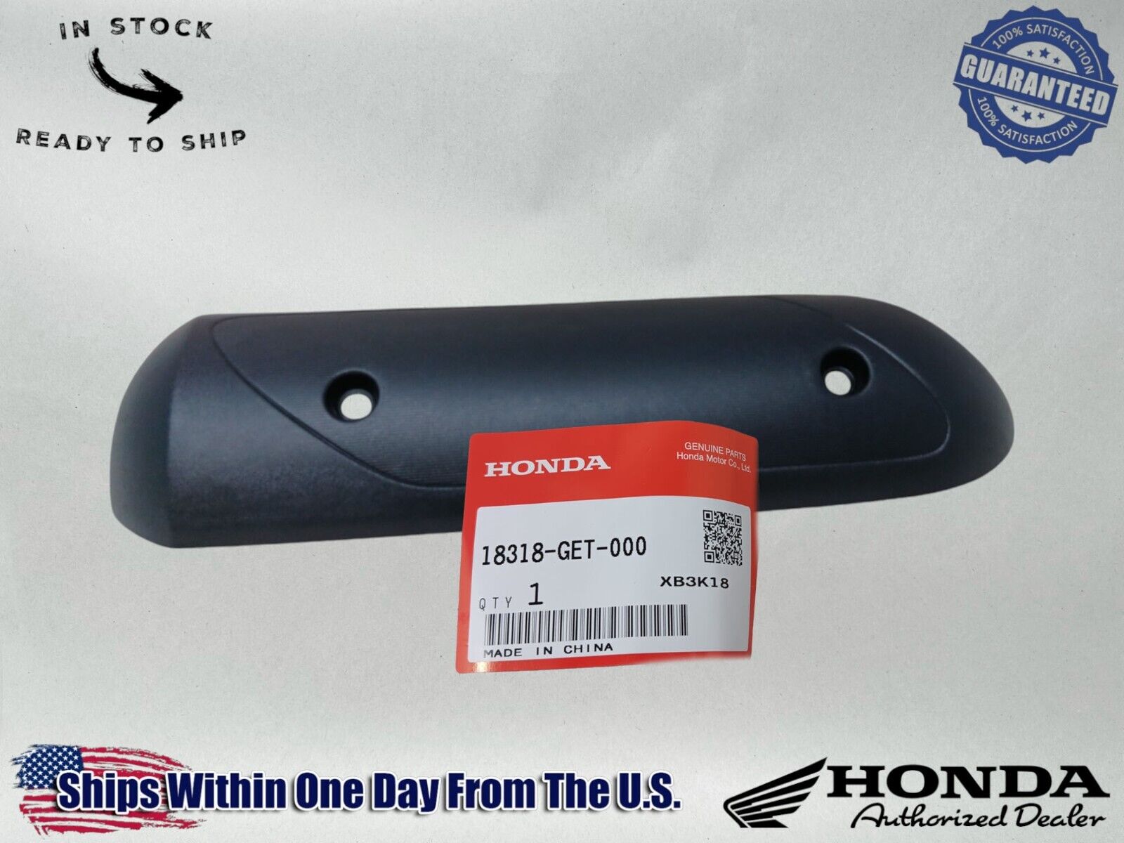 Honda Genuine OEM Authentic  RuckusMuffler Protector 18318-GET-000