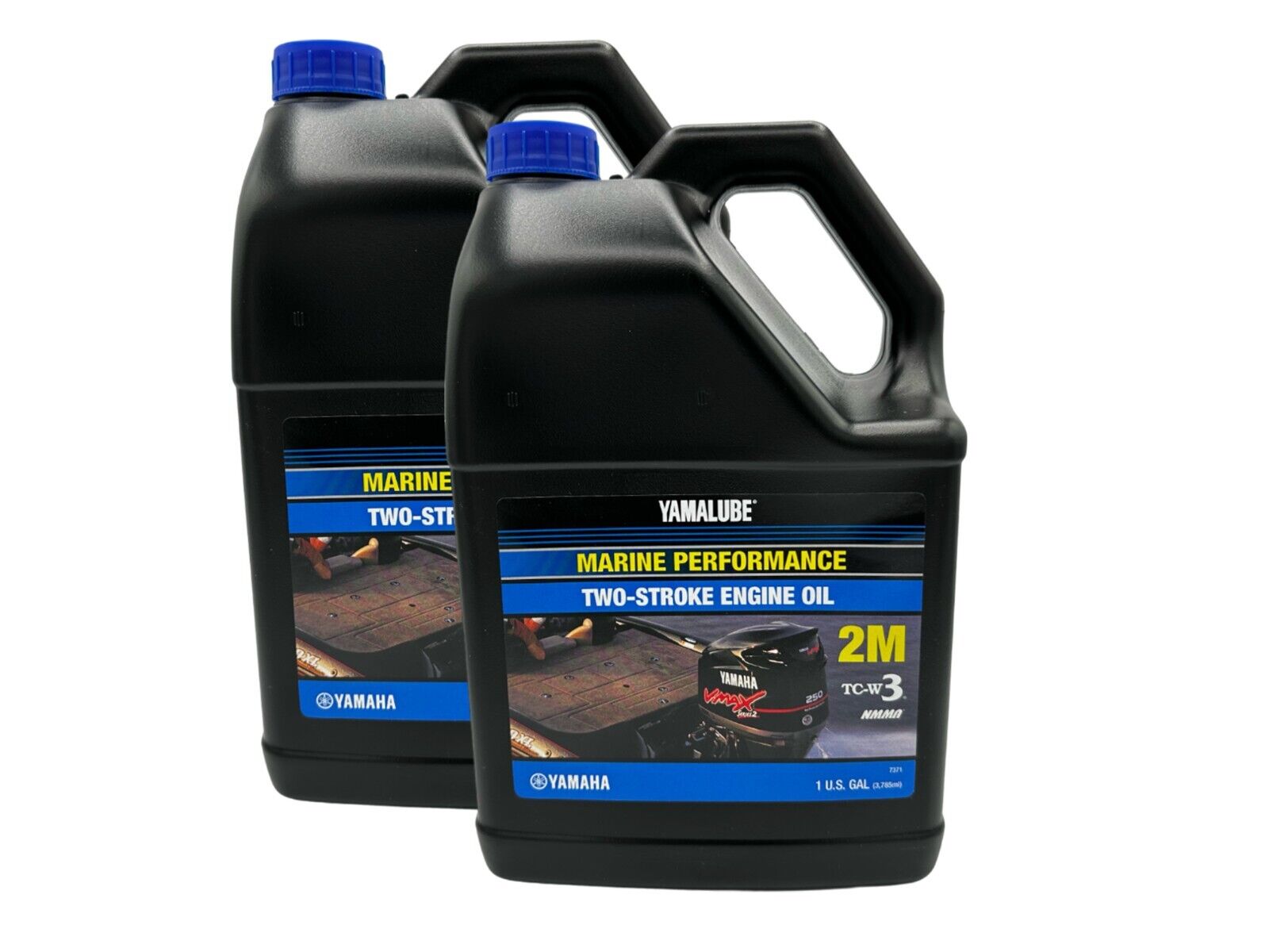 Yamalube Outboard 2M Marine Semi-Synthetic 2 Stroke Oil LUB-2STRK-MI-04-2PACK