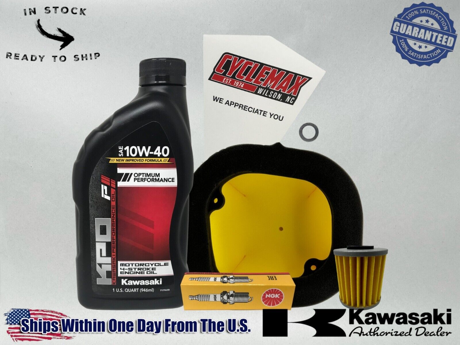 Cyclemax Standard KPO Tune-Up Kit fits 2021-2024 Kawasaki KX250